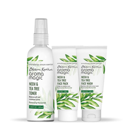 Blossom Kochhar Aroma Magic Anti Pimple Face Wash Face Pack & Toner Combo image 1