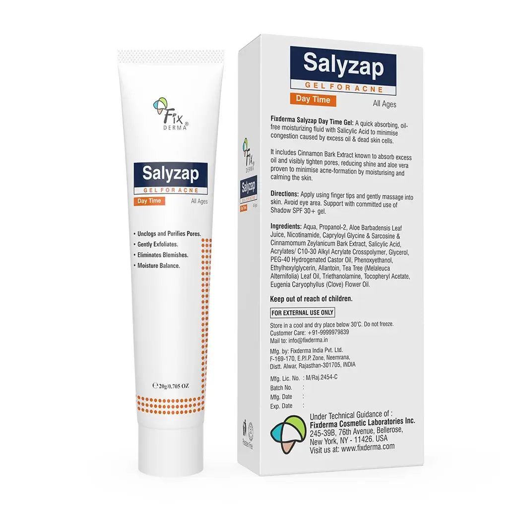 Fixderma Salyzap Day Time Gel -20 gm image 2