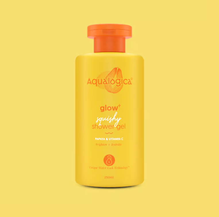 Aqualogica Glow+ Squishy Shower Gel with Vitamin C & Papaya - 250 ml image 1