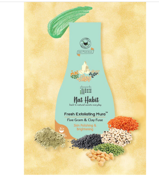 Nat Habit Five Gram & Clay Fuse Exfoliating Mura image 1