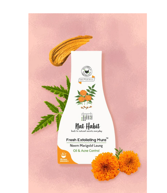 Nat Habit Neem-Marigold Laung Exfoliating Mura image 1