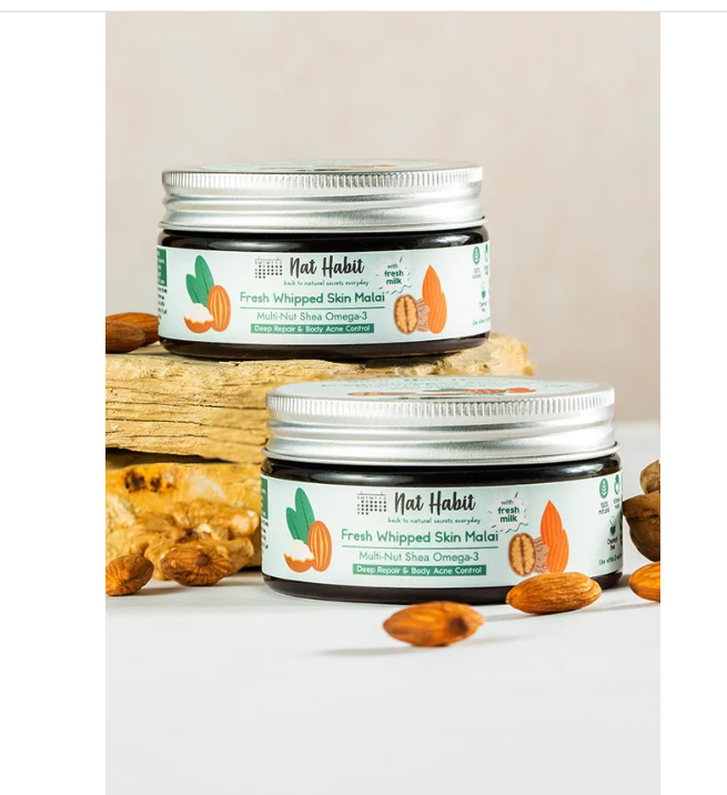 Nat Habit Multi-Nut Shea Omega-3 Skin Malai image 2