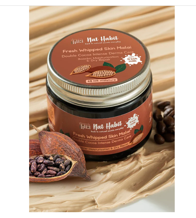 Nat Habit Double Cocoa Intense Derma Care Skin Malai - 200 ml image 1