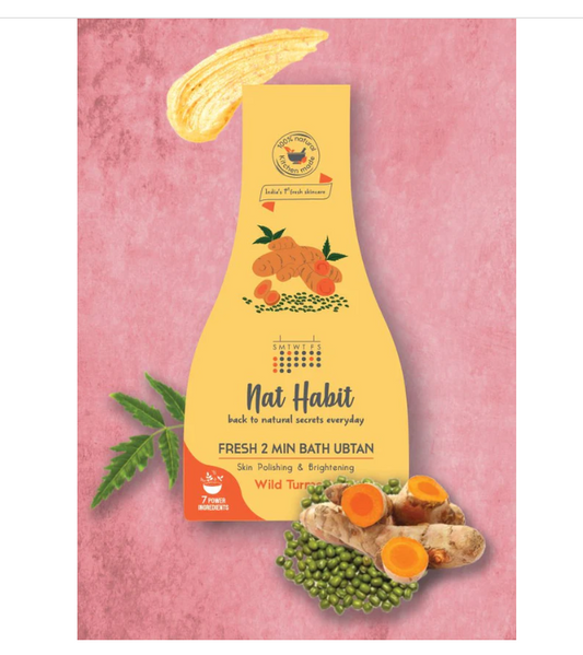 Nat Habit Wild Turmeric Bath Ubtan image 1