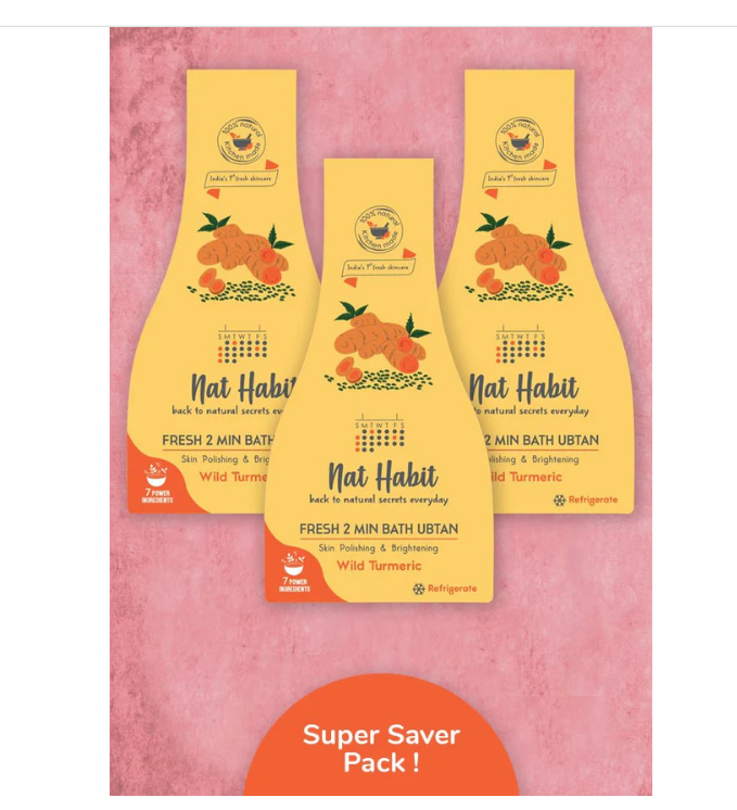 Nat Habit Wild Turmeric Bath Ubtan image 2