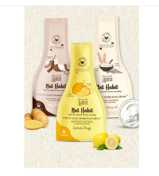 Nat Habit Yogurt With Lemon & Potato UnderArm Ubtan Combo image 1