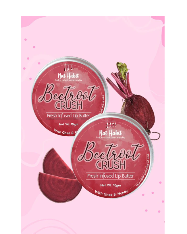 Nat Habit Beetroot Crush Lip Butter image 3