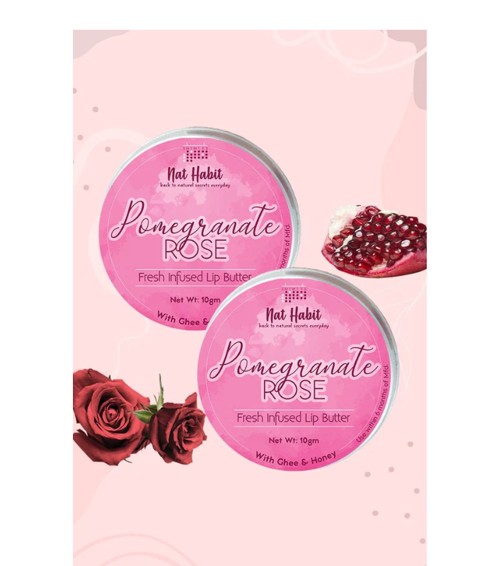 Nat Habit Pomegranate Rose Lip Butter image 2