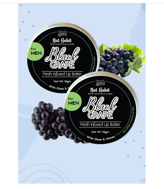 Nat Habit Men's Black Grape Lip Butter image 3