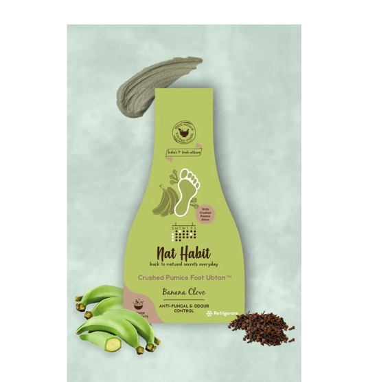 Nat Habit Banana Clove Foot Ubtan image 1