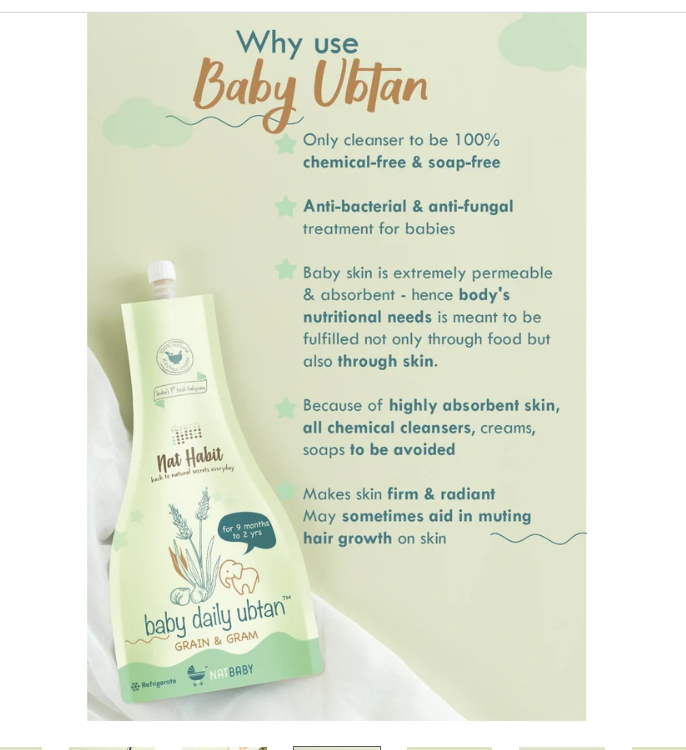 Nat Habit Baby Daily Ubtan Grain & Gram image 3