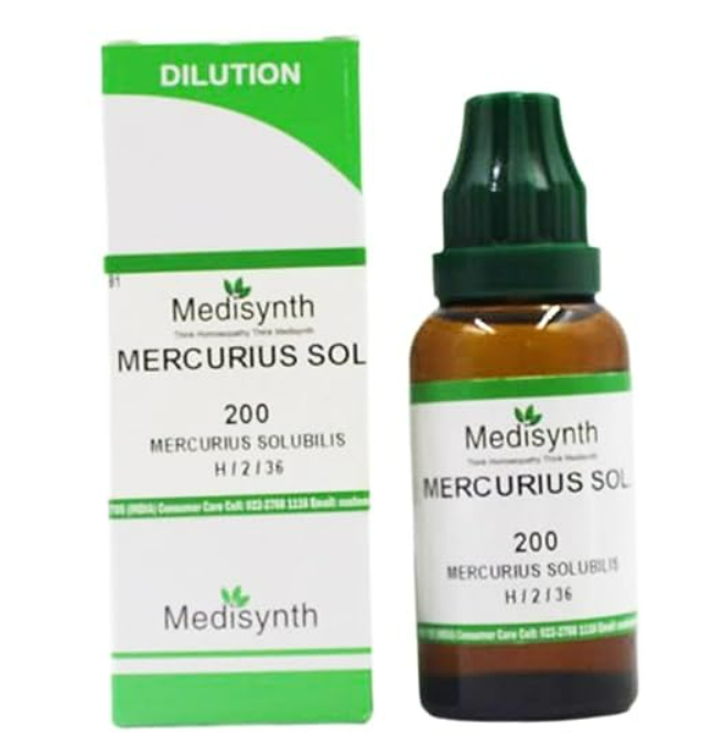 Medisynth Mercurius Solubilis Dilution 30 image 1