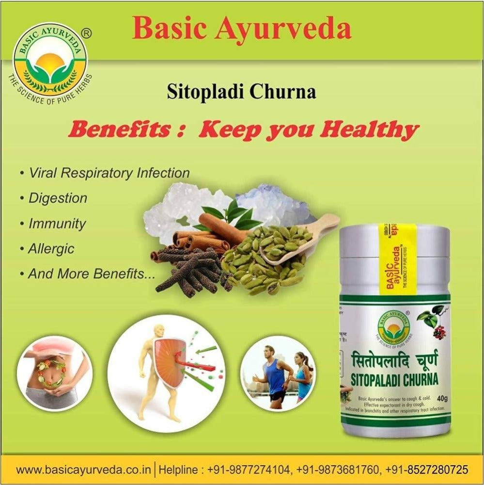 Basic Ayurveda Sitopaladi Churna - 40 gms image 2