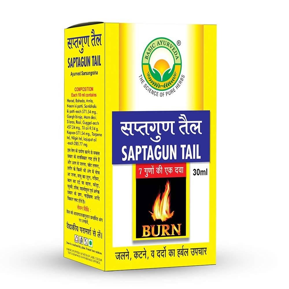 Basic Ayurveda Saptagun Tail - 30 ml image 4
