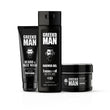 Greeko Man Charcoal Shower Gel Beard Cream & Face Wash - 375 ml image 1