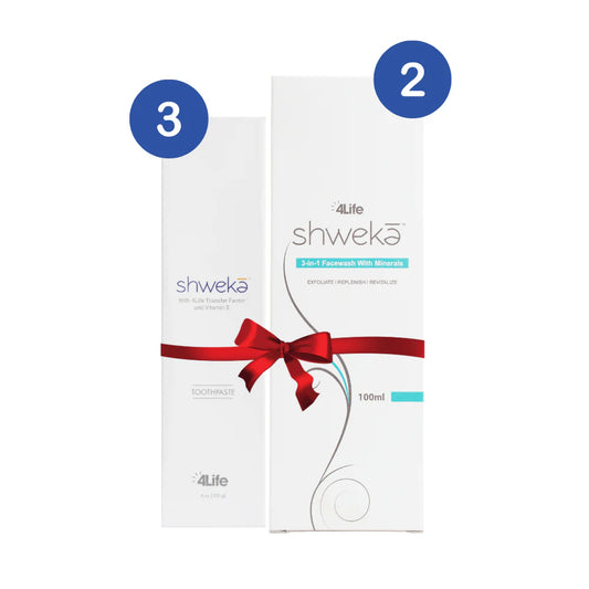 4Life Shweka 3 in 1 Facewash -100 ml & Toothpaste image 1