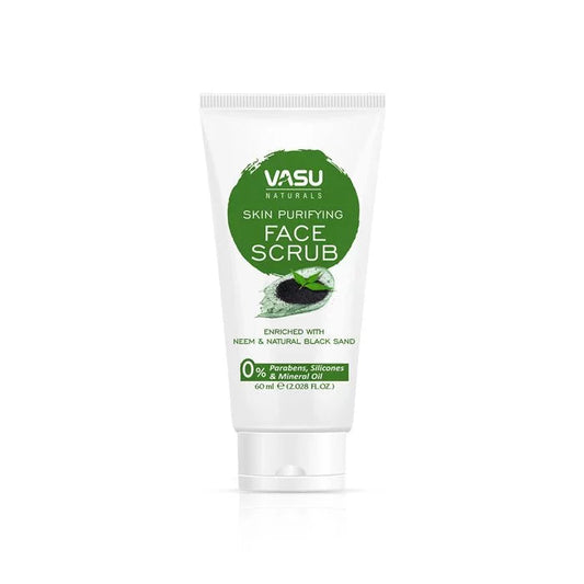 Vasu Naturals Skin Purifying Face Scrub - 60 ml (Pack of 2) image 1