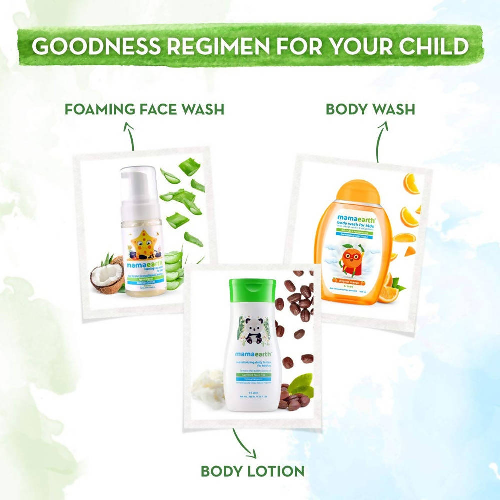 Mamaearth Original Orange Body Wash For Oat Protein - 300 ml image 4