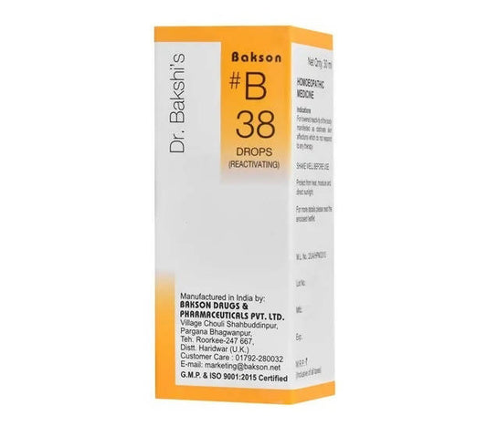 Bakson's Homeopathy B38 Drops image 1
