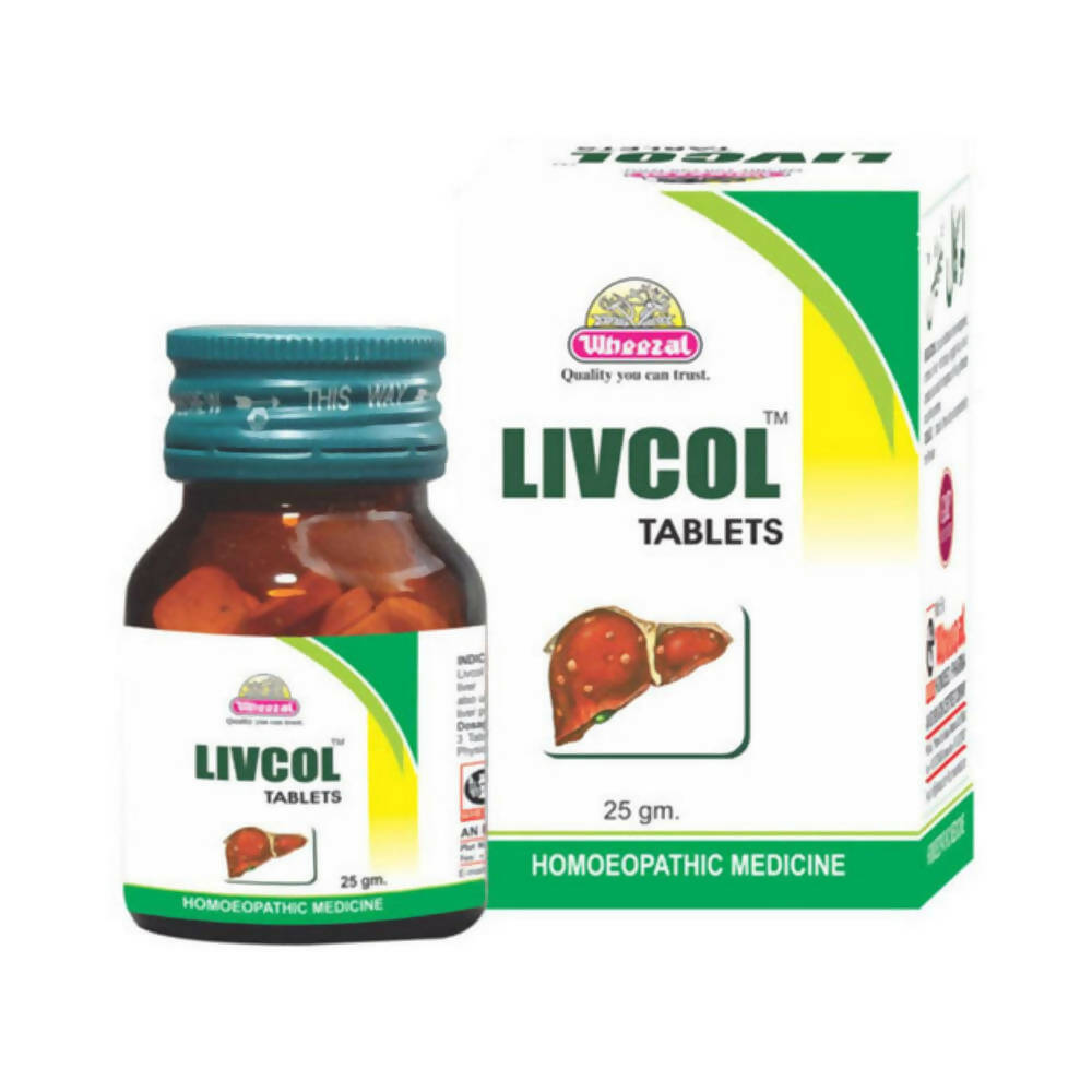 Wheezal Homeopathy Livcol Tablets image 1