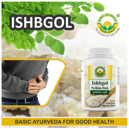 Basic Ayurveda Ishbgol Psyllium Husk - 40 gms image 2