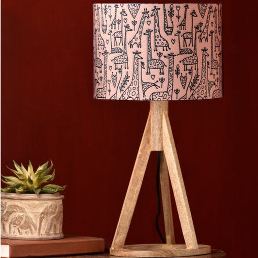 Animal Farm Trio Wooden Lamp image 1