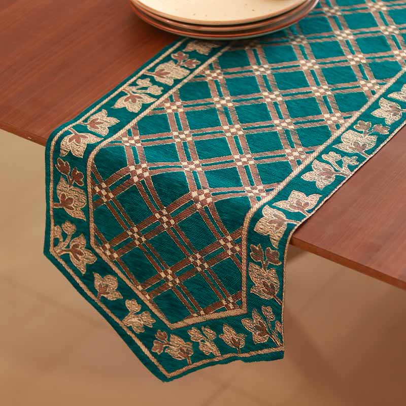 Azure Enchantment Table Runner | 13X72 inch image 2