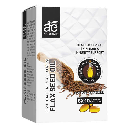 Ae Naturals Flax Seed Oil Soft Gel Capsules image 1