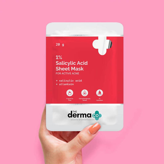 The Derma Co. Hydrating Sheet Mask - Kojic Acid & Alpha Arbutin (20g) image 1