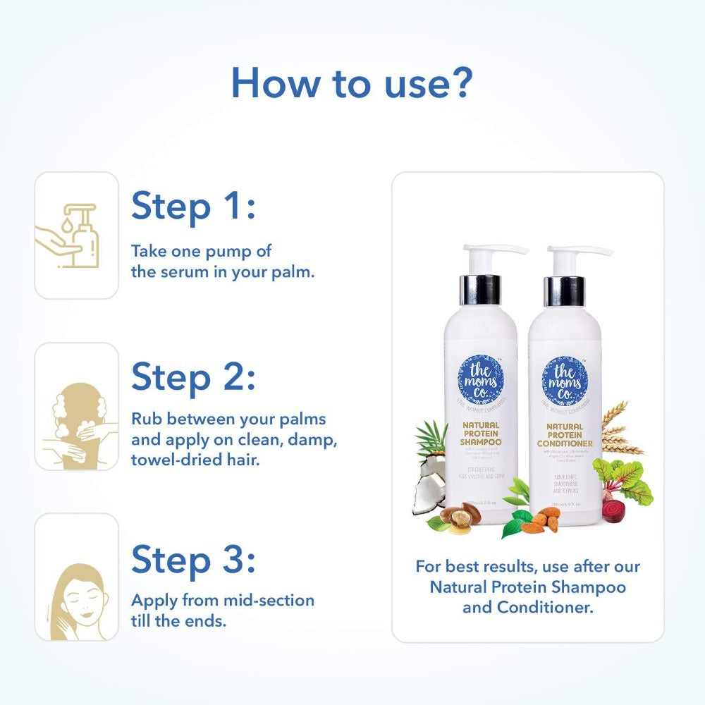 The Moms Co Natural Protein Hair Serum image 6