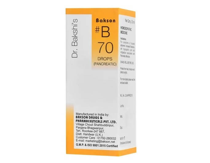 Bakson's Homeopathy B70 Drops image 2