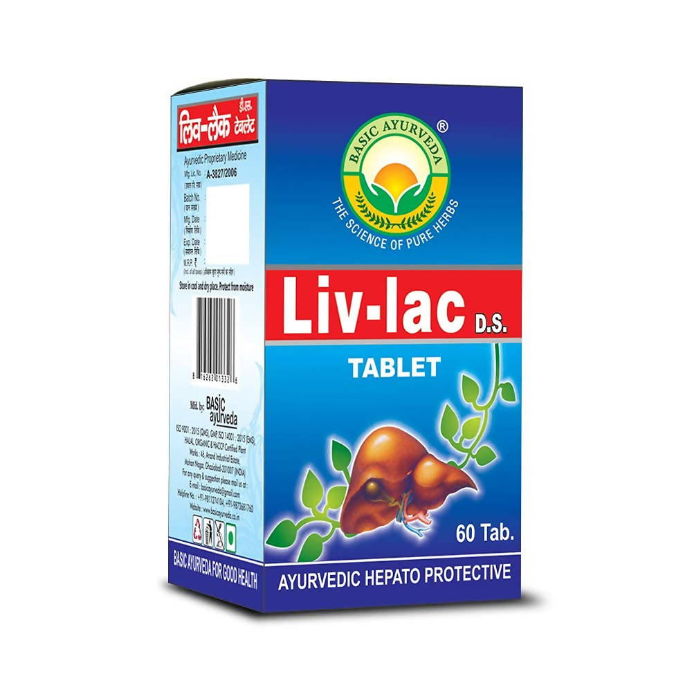 Basic Ayurveda Liv-Lac D.S. Tablets - 60 Tablets image 3