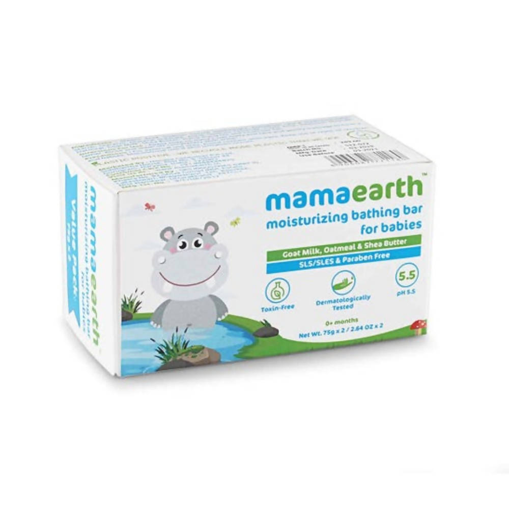 Mamaearth Moisturizing Bathing Bar Soap For Babies Pack of 2 image 6