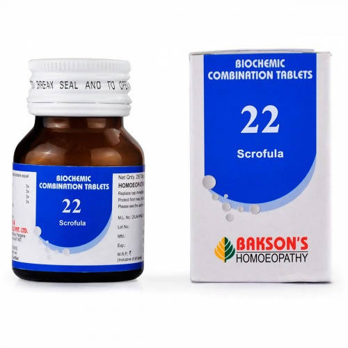 Bakson's Homeopathy Biochemic Combination 22 Tablets image 2