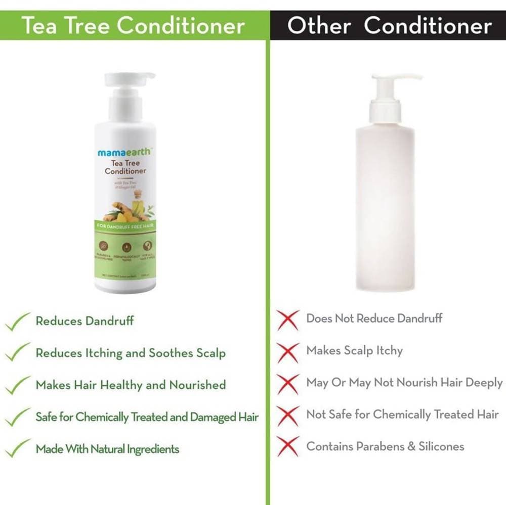 Mamaearth Tea Tree Conditioner For Dandruff Free Hair - 250 ml image 5