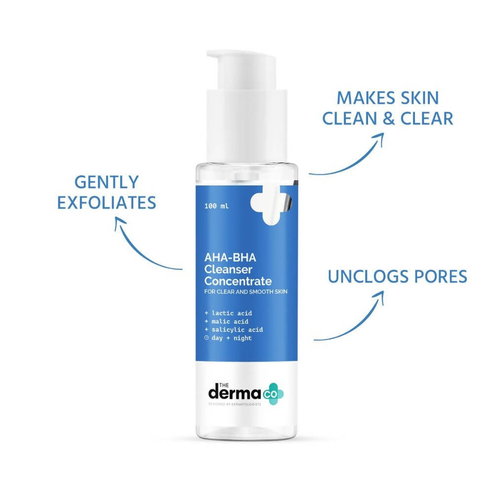 The Derma  AHA BHA Cleanser Concentrate - 100 ml image 2
