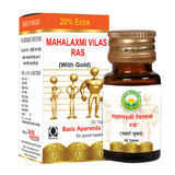 Basic Ayurveda Mahalaxmi Vilas Ras (With Gold) Tablets - 30 ml image 1