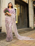 Lili Soft Organza Saree With Blouse image 1