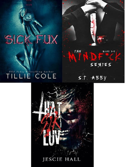 Sick Fux & The Mind Series by Jescie Hall - Dark Fiction Collection (Paperback) image 1