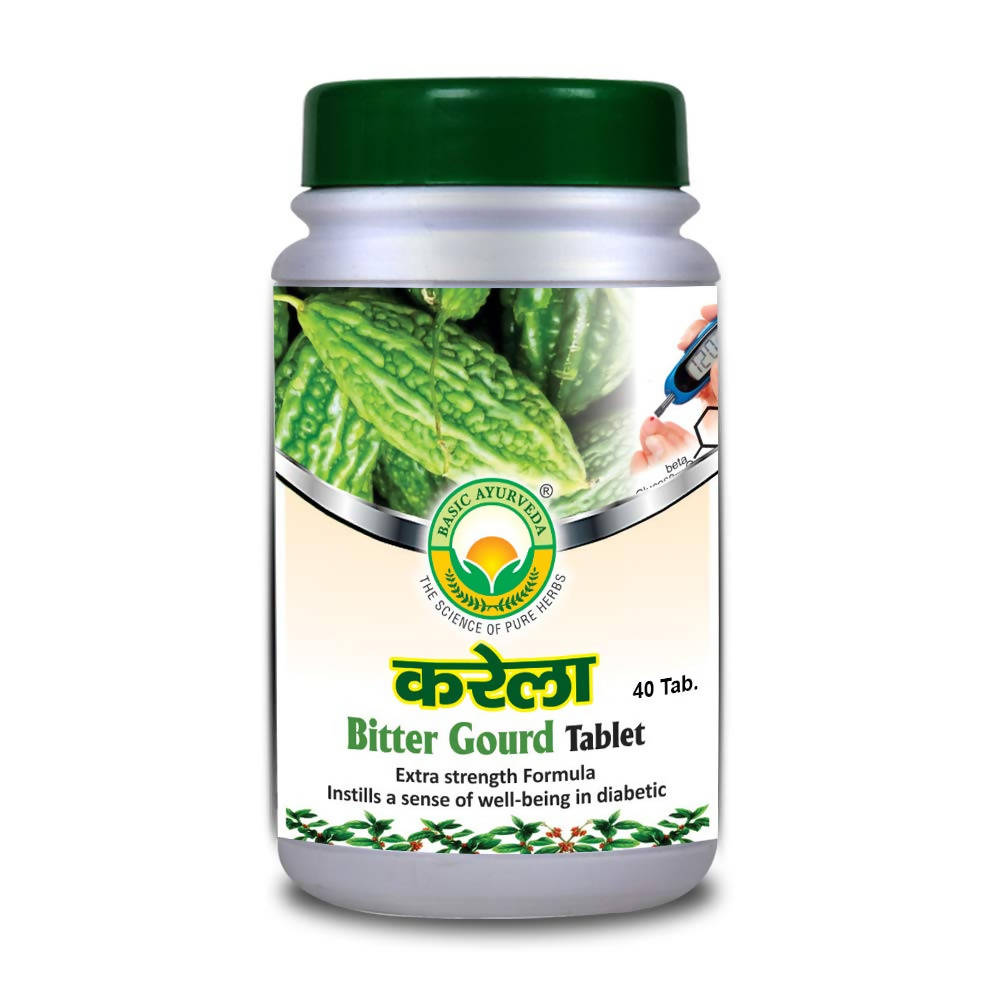 Basic Ayurveda Karela Bitter Gourd Tablet - 40 Tablets image 5