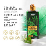 Wow Skin Science Tea Tree & Mint Foaming Body Wash - 250 ml image 4