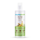 Mamaearth Tea Tree Anti Dandruff Shampoo + Hair Oil For Dandruff Free Hair Combo -250 image 3