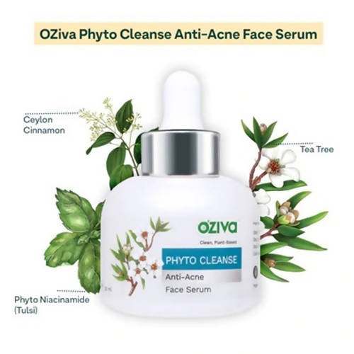 OZiva Phyto Cleanse Anti-Acne Face Serum image 6