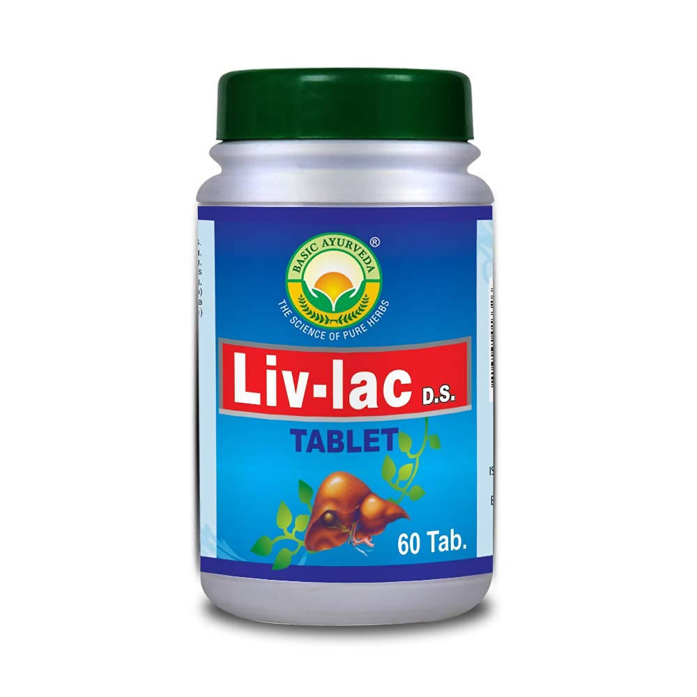 Basic Ayurveda Liv-Lac D.S. Tablets - 60 Tablets image 5