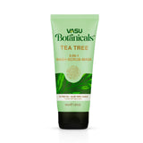 Vasu Botanicals Tea Tree 3 in 1 Face Mask-Scrub-Wash - 100 ml image 1