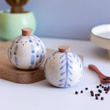 Vintage Blue Salt n Pepper Shakers | Set Of 2 image 5