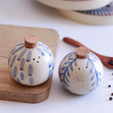 Vintage Blue Salt n Pepper Shakers | Set Of 2 image 3