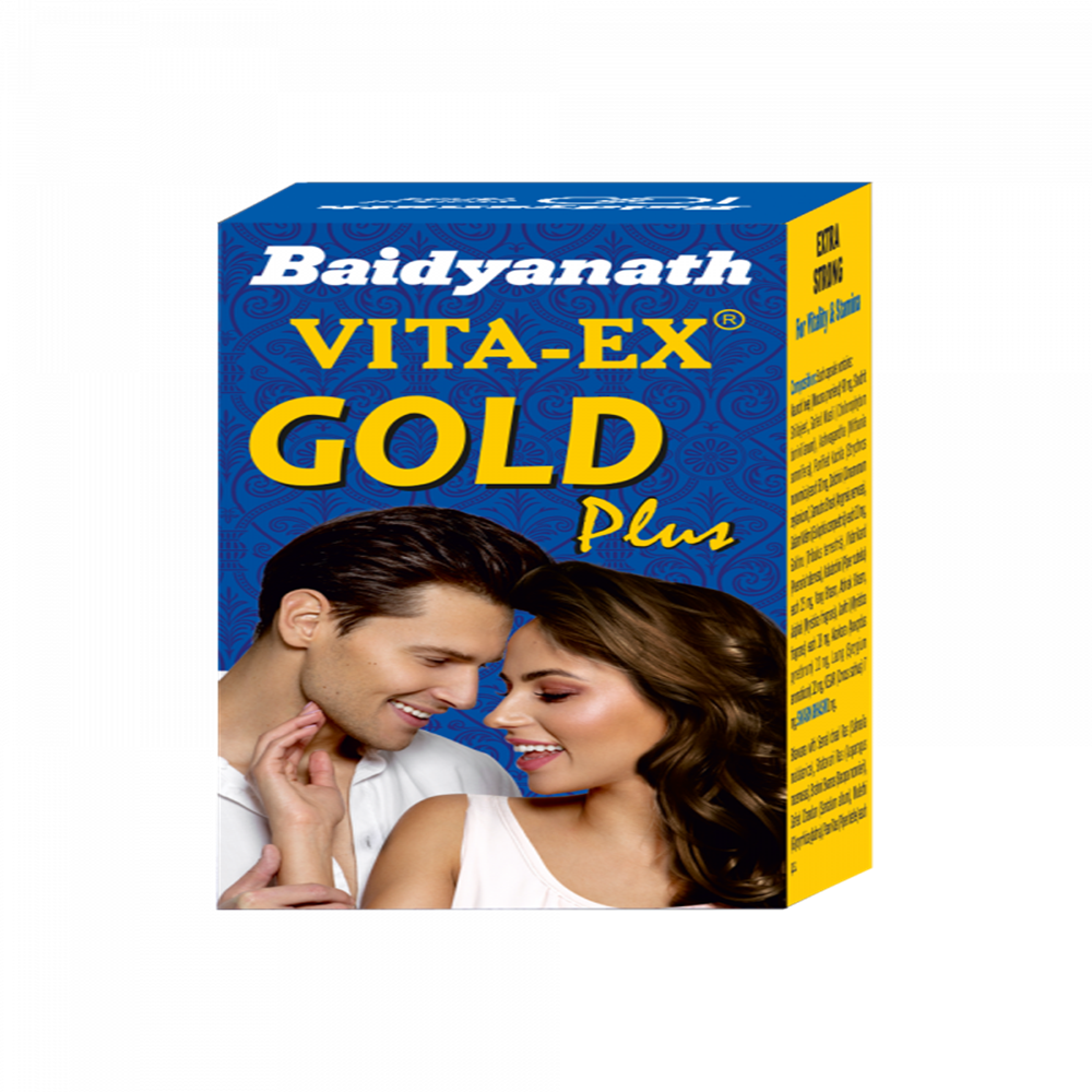 Baidyanath Vita Ex Gold Plus – Ayurvedic Energy Support Capsules (20 Caps) image 7