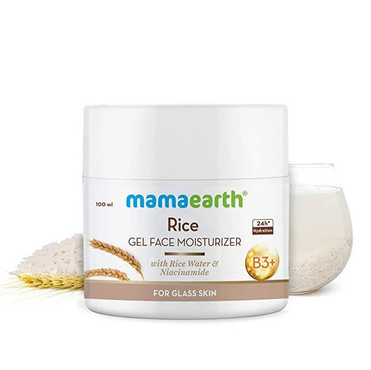 Mamaearth Rice Gel Face Moisturizer With Rice Water & Niacinamide - 100 ml image 1