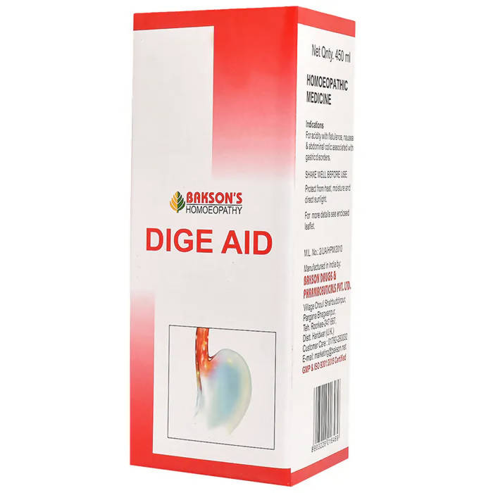 Bakson's Homeopathy Dige Aid Syrup image 1